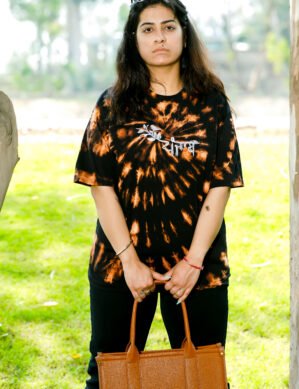 Casual Black Printed Tshirt